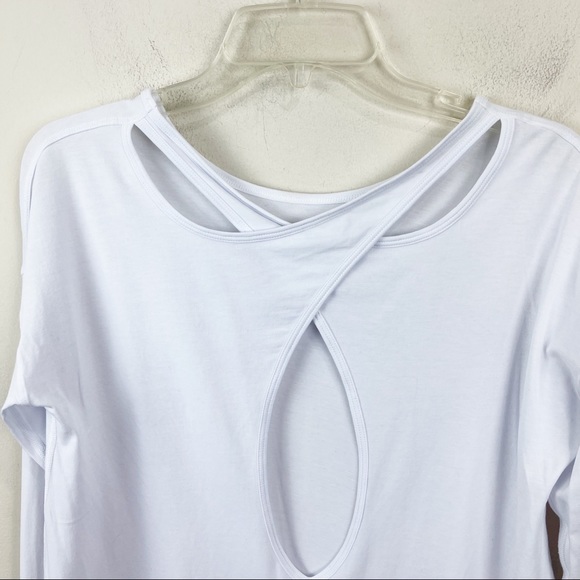 Lululemon Back Into It Long Sleeve White - Picture 7 of 8